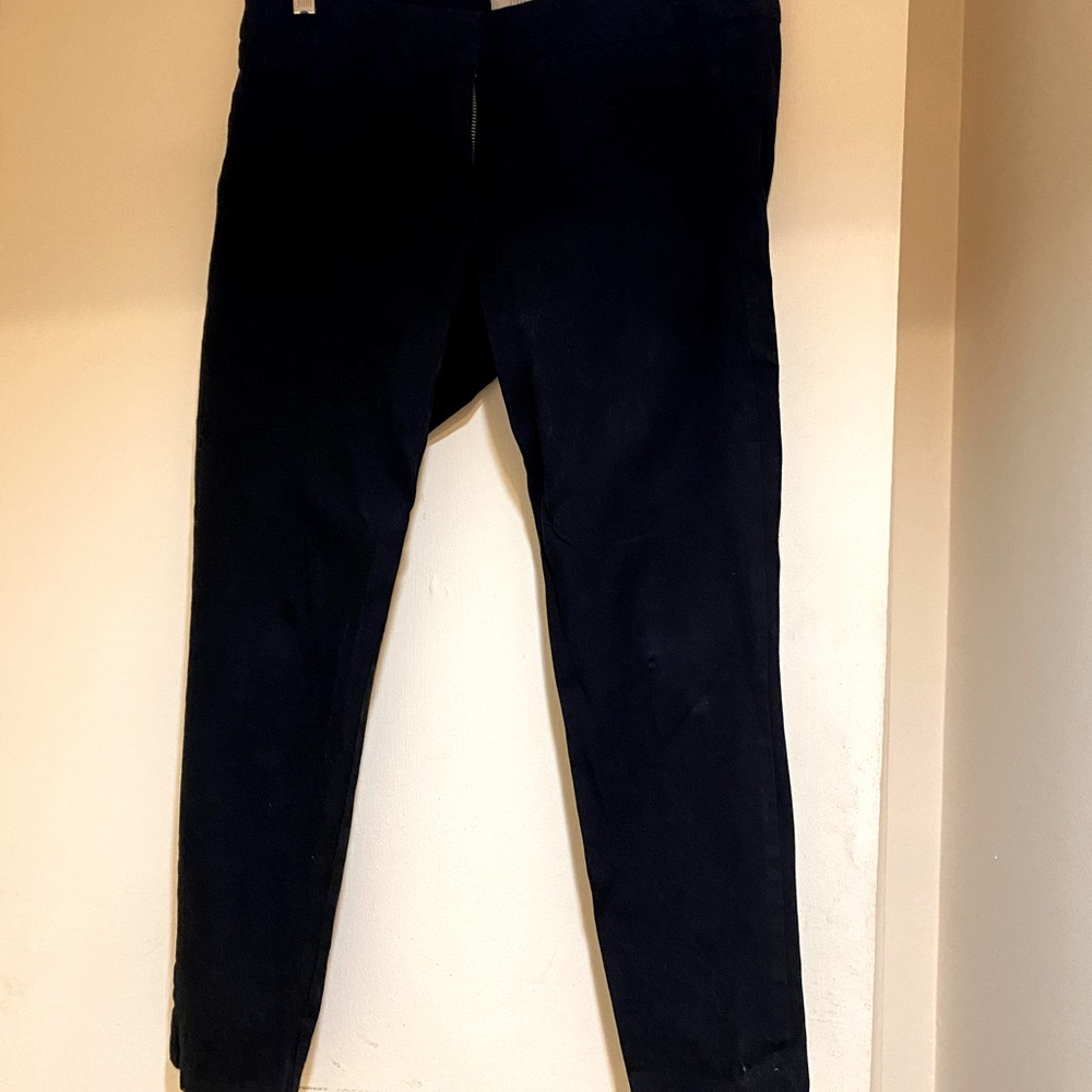 Gap ankle length pants. Short angled side pockets.